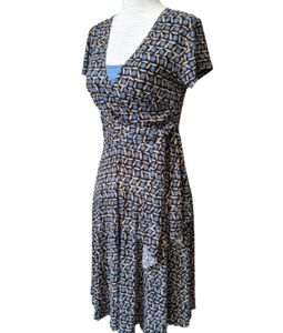 John Paul Richard Petite Midi Wrap Dress PS